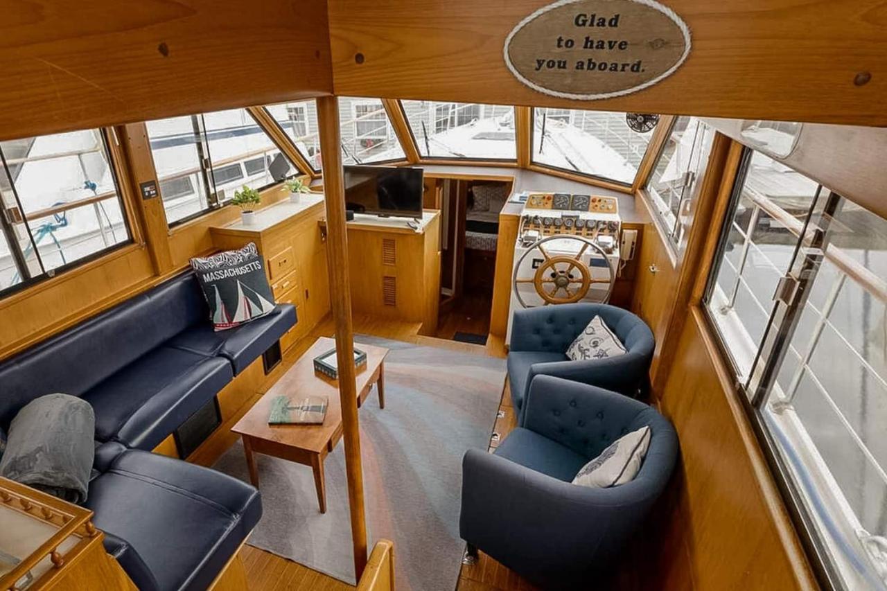 2Br Spacious & Comfy 43' Yacht - Heat & Ac - On The Freedom Trail - Best Nights Sleep Boston Exteriör bild